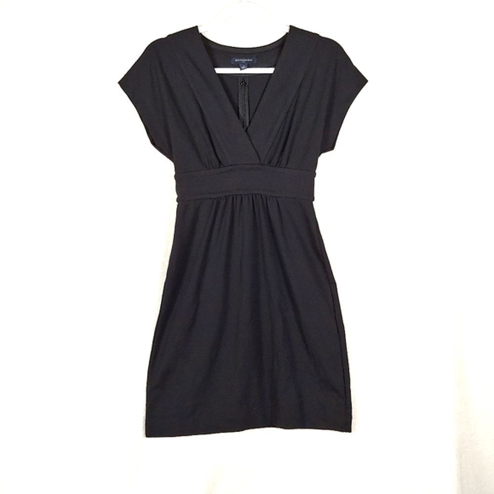 Banana republic size 0 black short sleeve dress